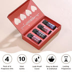 Folkulture Essential Oils for Diffuser for Home | Set of 4 Pure Essential Oil Set | Diffuser Oils Scented | Essential Oils for Candle Making - Lavender Oil, Jasmine Essential Oil for Relaxation