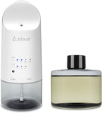 JCLOUD Plug in Diffuser Covers Up to 500 Sq. Ft. for Home, Office, Spa – Waterless Scent Diffuser Starter Kit with Royal Serenity Essential Oil Inspired by Luxury Hotel 140mL, White