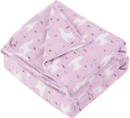 HOSUKKO Weighted Blanket - 3 lbs Purple Alpaca Heavy Blanket - Small Size Breathable Blanket(20 * 30 inches, 3 lbs)