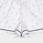 QPANCY Kids Satin Pajamas Sets Baby Boy Girl Button-Down Silk Sleepwear 2 Piece Short Sleeve Loungewear Clothes Set
