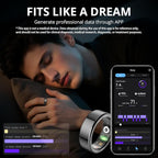 COLMI R02 smart Ring, a smart Ring for Women and Men, with a Charging case, Supports Heart Rate, Blood Oxygen, Sleep Health Monitoring, and Sports Tracking Ring, No Subscription Fee. (Black, 11#)