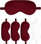 Sleep Masks 5PACK Silk Eyes Cover Satin Eye Mask Silky Blackout Soft Blindfold Sleeping Eyeshades Covers Bridesmaid Gifts