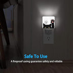 Black Cat Night Light,Cute Funny Cat Night Lights Plug into Wall for Boys Girls, Led Lamp for Stairway/Hallway/Bedroom 0.5W Nightlight Sleep Friendly