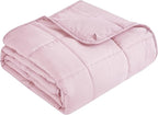 Topcee Weighted Blanket (7 lbs, 40" x 60") Cooling Throw Heavy Blanket for Sleeping Apply to 60-90 lbs, Soft Thick Breathable Blanket with Glass Bead, Easy Care