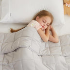 L'AGRATY Weighted Blanket - 36"x48" 3lbs Microfiber Material with Glass Beads Small Blanket for All-Season Summer Fall Winter Soft Thick