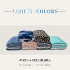 Elegant Comfort Luxury Velvety Feel Blanket, All-Season Lightweight Blanket, Ultra Plush, Soft, Cozy-Fuzzy Flannel Fleece for Couch, Sofa, Bed, Travel, Ombre Design, Full/Queen, Tiffany