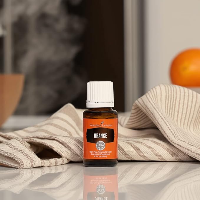 Young Living Orange Essential Oil, 15 ml – Bright Citrus Aroma for Diffuser, Topical Use & DIY Blends | Fresh, Uplifting Scent | Carefully Crafted with Seed to Seal Commitment