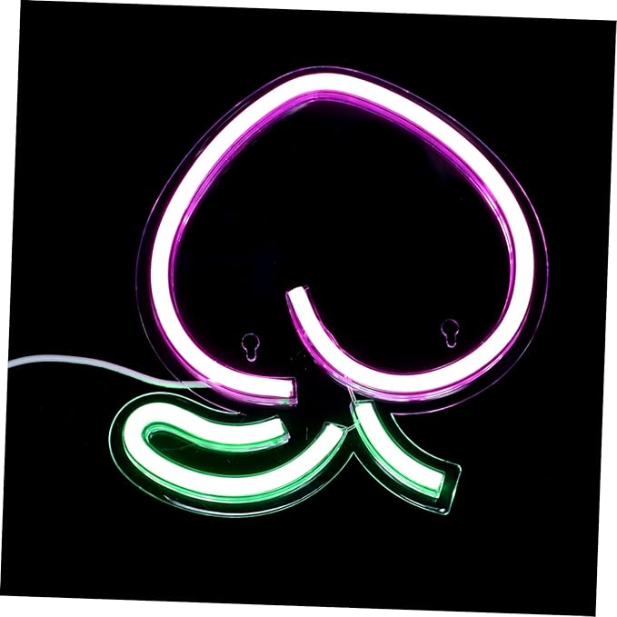 Peach Neon Light Sign Creative Led Night Light for Bedroom Decor Unique Fruit Shape Design for Parties Gifts Home Adornment