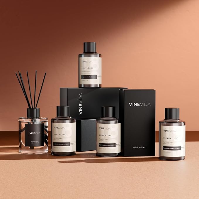 VINEVIDA (4oz) Hotel Fragrance Diffuser Oil - Hotel Scents Diffusers for Home - Cold Air Diffuser Oil - Hotel Scent Essential Oil - Scent No.1018 Inspired by Ritz Carlton Hotel