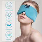 Joythink Sleep Headphones Bluetooth Sleep Mask Silk Kids Children Wireless Headband Headphones for Sleeping Travel Adjustable Sleeping Eye Mask with Thin Speaker