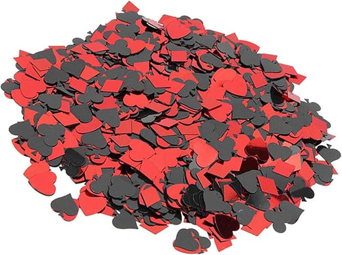 60g Party Confetti, Lightweight PVC Table Scatters with Mixed Colors and Shapes, for Wedding Birthday Night Party Decorations (Heart peach and plum mixed style)