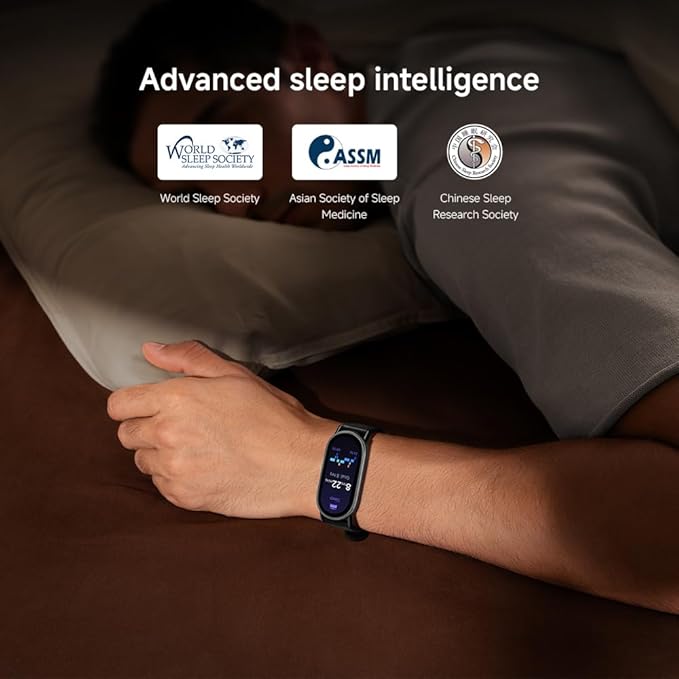 XIAOMI Mi Smart Band 10 (2025) Global Version - 1.72" AMOLED Display | 21 Days Battery Life | Touchscreen, Multi-Sport Tracker, Activity Tracker, Heart Rate Monitor | BT5.4 - (Midnight Black)