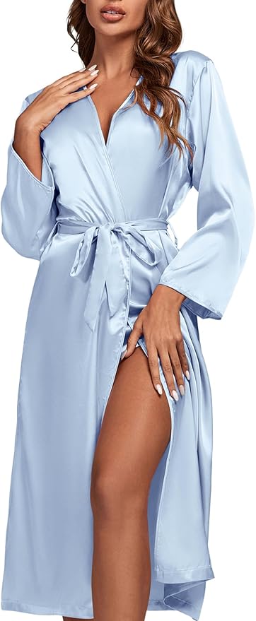 OPOIPIN Women's 3 Piece Pajama Set Sexy Cami Top and Shorts with Robe Sleepwear Loungewear Set
