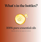 Pure Essential Oil Set for Diffuser - Aromatherapy Essential Oils for Diffusers for Home Travel and Self Care with High Grade Essential Oils for Hair Skin and Nails - Oil Diffuser Essential Oils Set