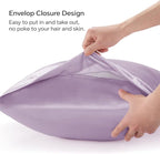 BEDELITE Satin Body Pillow Cover, Super Soft and Cooling Body Pillow Pillowcase for Hair and Skin, Breathable Silky Full Long Pillowcase Cover(20"x54", Lavender)