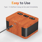 DailyBody Sound Machine White Noise Machine with 30 Soothing Sounds 32 Levels Volume 5 Timers and Memory Function Effectively Blocks Noise Ideal Sleep Machine for Baby Kids Adults… (Wood Grain)