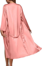 OPOIPIN Women's 3 Piece Pajama Set Sexy Cami Top and Shorts with Robe Sleepwear Loungewear Set