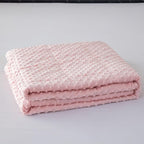 Weighted Blanket with Minky Duvet All Season,Reversible Soft Heavy Weighted Blanket for Adult Pink(5lb,36in*48in)