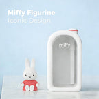 Mipow X Miffy Cool Mist Humidifier - Ultrasonic Quiet Humidifiers, Mini Cute Humidifier with Night Light, 380ml Humidifiers for Bedroom，App-Controlled RGB Light (2.0 Plus-Version) - Pink