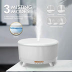 Diffusers for Essential Oils Large Room, 500ml Aromatherapy Diffuser Cool Mist Humidifier with Remote Control,7 Colors Lights & 3 Mist Mode Waterless Auto Off for Women Office Home W