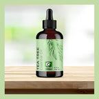 Pure Tea Tree Oil for Hair Skin and Nails - 100% Pure Undiluted Tea Tree Essential Oil with Dropper for Topical Uses Aromatherapy Diffusing and Home and Beauty DIYs - Vegan and Cruelty Free (4 Fl Oz)