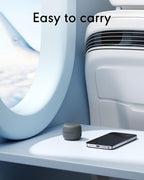 Sound Machine Flowtune White Noise Machine for Baby Adults, Mini Portable Sound Machine for Travel, 6H Timer, 18 Soothing Sleep Sounds Gift (Slate)