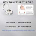 Smart Ring for Women & Men, Fitness Tracker with Heart Rate, SpO2, Blood Pressure & Sleep Monitoring, IP68 Waterproof, Long Battery Life, No Monthly Fees, for iPhone Android (10#&Floral)