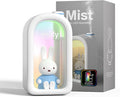 Mipow X Miffy Cool Mist Humidifier - Ultrasonic Quiet Humidifiers, Mini Cute Humidifier with Night Light, 380ml Humidifiers for Bedroom，App-Controlled RGB Light (2.0 Plus-Version) - Blue