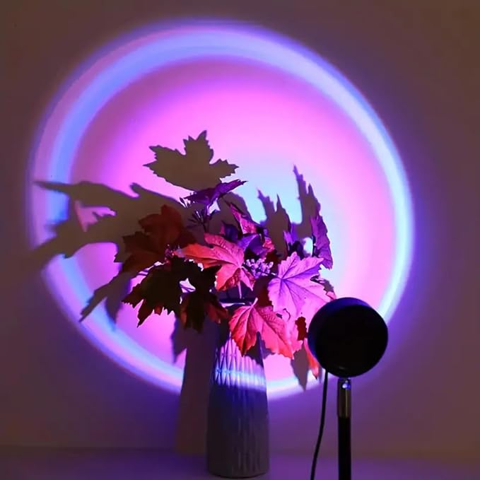 Sunset Lamp Projector, Rainbow Projection Led Lights with Remote, 16 Colors Multicolor Changing LED Night Light, Sunlight Light for Photography Selfie Party, Home Bedroom Decor Xmas Gifts for Women