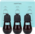 HAPPTWS 3-Pack Essential Oil Kit - Diffuser Oil Use to HAPPTWS Waterless Diffuser Mint/Tea Tree/Lavender
