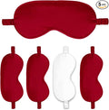Sleep Masks 5PACK Silk Eyes Cover Satin Eye Mask Silky Blackout Soft Blindfold Sleeping Eyeshades Covers Bridesmaid Gifts
