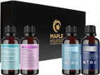 Sleep Essential Oils for Diffuser - Premium Aromatherapy Essential Oil Gift Set with 4 Calming Essential Oils for Diffuser Candles Baths DIYs & More - Relaxing Essential Oils Set (4 Pack, 1oz Each)