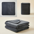 Fleece Blanket Full/Queen - 80x90 Inch Lightweight & Buttery-Soft Throw for Bed, Sofa, Camping | 300GSM Cloud-Touch Microfiber | Cozy Essentials for Travel & Movie Nights, (Alloy)