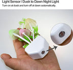 AUSAYE Plug in Night Light, Sensor Light Color Change Cute Mushroom Light LED Nightlights for Kids, Adults, Bedroom, Bathroom,Hallway, Stairs, Kitchen