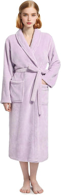 Plush Soft Robes for Women, Premium Fleece Womens Robe Cozy Warm Bathrobe