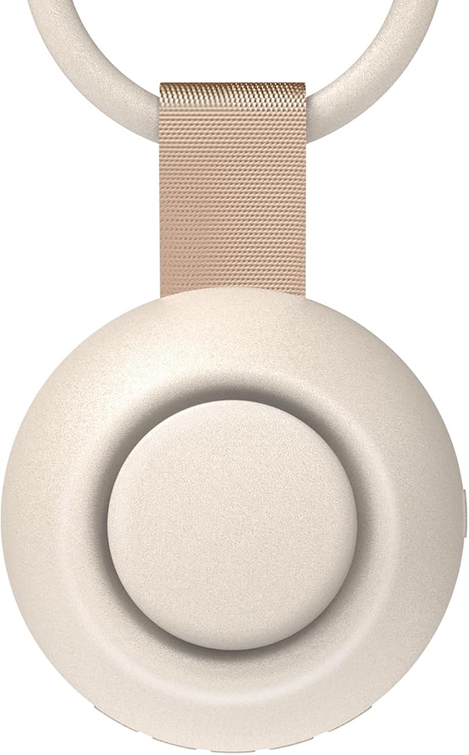 CHICWAY 2026 Mom's Choice Awards, Portable Sound Machine for Baby Adult, AI Cry Detection, 18 Soothing Sound, Bluetooth Rechargeable White Noise Machine for Home Office Travel, Nursery Light, Gray