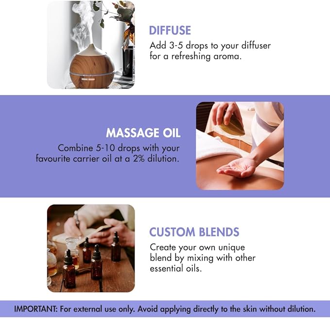 Majestic Pure Essential Oil with Glass Dropper - 100% Pure and Natural - Essential Oils for Diffuser, Aromatherapy, Soap and Candle Making, Clary Sage Essential Oil, Clary Sage Oil, 4 Fl Oz