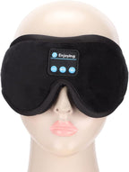 LICAEVEY Bluetooth Sleep Headphones Eye Mask Combo, Wireless Music & Light Blocking Goggles for Side Sleepers with 10H Playtime, Ideal for Insomnia & Travel
