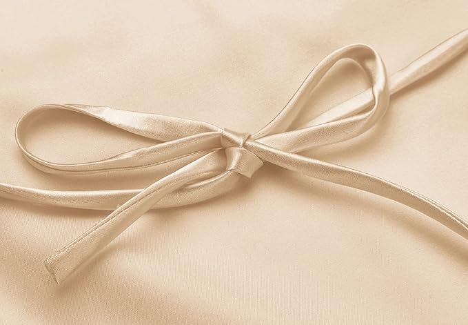 Women's Satin Short Robe Bridesmaid Bride Wedding Party Robes Silky Sleepwear Loungewear
