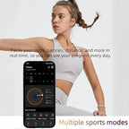 Smart Bracelet for Women,Fitness Tracker with Interchangeable Straps, Activity & Sleep Monitor with Heart Rate SpO2, Lightweight Waterproof Smart Wristband, Free App (Gold B)