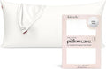 Kitsch Satin Pillowcase with Zipper for Hair & Skin - Softer Than Silk Pillow Cases, Smooth Cooling Satin Pillow Case, Wrinkle-Free, Machine Washable - King Size Satin Pillow Case (19x36) - Ivory