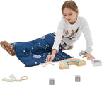 HOSUKKO Weighted Blanket - 2 lbs Navy Starry Sky Heavy Blanket - Small Size Breathable Blanket(20 * 30 inches, 2 lbs)