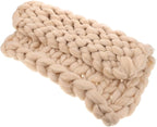 MERRYHAPY Nordic Style Handmade Chunky Knit Throw Blanket Large and Soft Cozy Bed Couch Sofa Rug