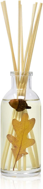Urban Naturals Spiced Chestnut Reed Diffuser Sticks and Oil Set – Comforting Autumn Scent of Chestnuts, Cinnamon, Clove and Cedar Wood with Real Acorns and Fall Leaves – 3.75 Ounces – Made in the USA
