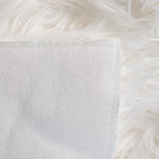 SAFAVIEH Faux Sheep Skin Collection 5' x 8' Ivory FSS115A Silken Glam 2.35-inch Thick Area Rug