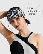 LC-dolida Sleep Headphones Headband Bluetooth 5.4, Sports Headband Earphones Wireless with Speaker Microphone USB C for Women Sleeping Gift Workout Jogging Yoga Insomnia Travel Meditation