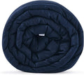 TONGDADA Kids Weighted Blanket | 40''x60'',7lbs | for Child Between 55-80 lbs | Premium Cotton Material with Glass Beads | Navy