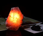JIC Gem 4-6 lbs Rose Quartz Crystals Lamp, Natural Crystal Night Light Lamp Hand Carved Pink Table Lamp Home Decoration 5-7"