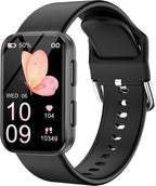 MorePro Health Fitness Tracker for Women Men, 24/7 Heart Rate Blood Pressure & Oxygen Monitoring, Sleep Tracker, 120+ Sport Modes Smart Watch, IP68 Waterproof, 2 Bands, Compatible Android iOS