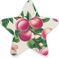 susiyo Plug in Night Light Pink Peaches Green Leaves Cute Star Shape Nightlight for Bedroom Hallway Stairs